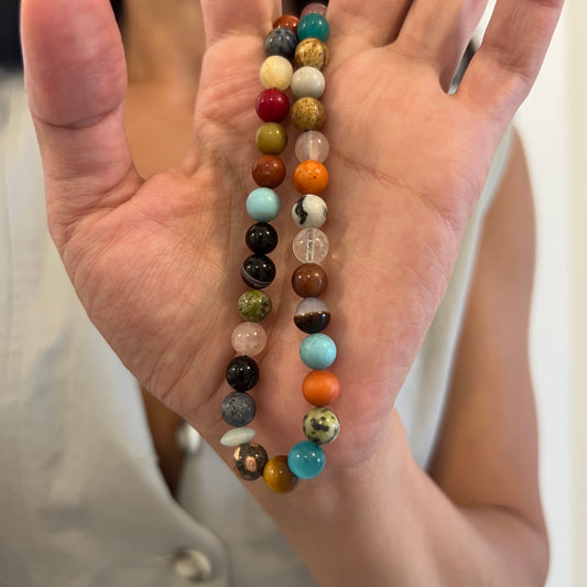 The Gemstone Symphony Necklace